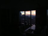 City lights from a dark room