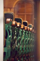 Folded Green Theater Seats in Historic Sacramento Venue