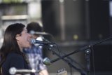 Coachella Entertainer Belts Out a Tune