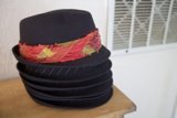 Hat Stack at the Wickstrom Wedding