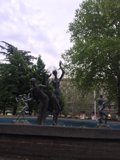 Fountain Dancers with Water Spray