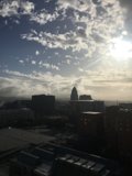 Bright Skies above the Urban Metropolis