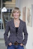 Stylish Woman in a Chic Jacket