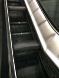 Empty Escalator in Train Station