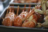 Fresh Lobsters for Lunch
