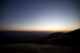 Golden Hour Fades Over California's Rolling Hills