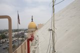 The Flag and Dome of a Stunning Architecture