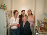 Four Women in a Busy Kitchen