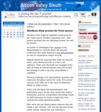 Silicon Valley Sleeth: A Document Snapshot