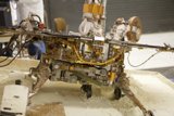 Robot Perched on Table