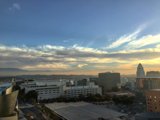 Sunset over the City Skyline