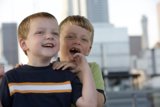 Joyful Boys Strike a Pose