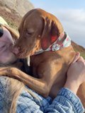 Woman and Her Furry Companion