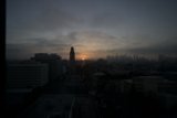 Sunrise over the City Skyline