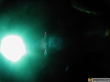 Green Flare Illuminates the Night
