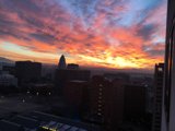 Sunset Over a Metropolis