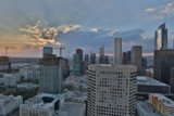 Sunset over the Urban Metropolis
