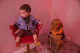 A Heartwarming Bond: Wesley and His Furry Friend