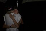 Sweet Embrace Under the Night Sky