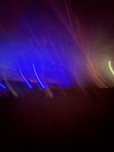 Electric Light Trails at Concert Performance