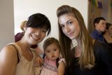Family Portrait with Baby at the 5 Year Anniversary Fiesta
