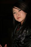 Long Haired Beauty in Leather Jacket