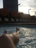 Relaxing in the Hot Tub