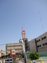 Towering Architecture and Vehicles in Ensenada