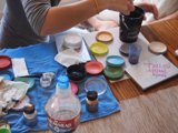 Painting on a Table