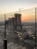Urban Sunset from Above