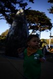 Playful Afternoon: A Baby and Whale's Encounter