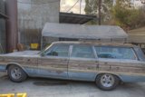 Vintage Car with Wood Paneling