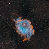 M8 Lagoon Nebula in SHO Narrowband Palette