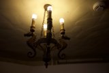 Three-Light Chandelier Shining Bright