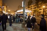 Nighttime Food Truck Gathering