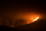 Blazing Mountain Night
