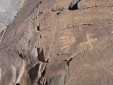Ancient Rock Carving on Slate