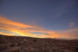 Desert Sunset with Clouds