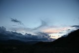 Desert Sunset with Clouds