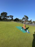 Relaxing on the Green