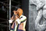 Kanye West's Colorful Performance