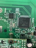Close-up of a Motherboard and Electronic Device