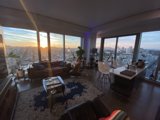 Sunset Views from the Penthouse Living Room