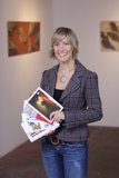 A Woman Embracing Art and Literature