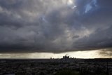 Stormy Skies over Los Angeles
