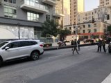 Parked SUV on City Street