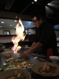 Grilling up a meal with passion