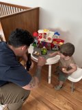 Playtime in the Dining Room