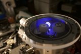 Blue-Lit Machine in UCLA X-Ray Room