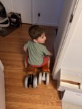 Little Racer on the Hardwood Express